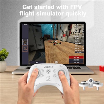 FPV-drone met hoofdvolgmodus