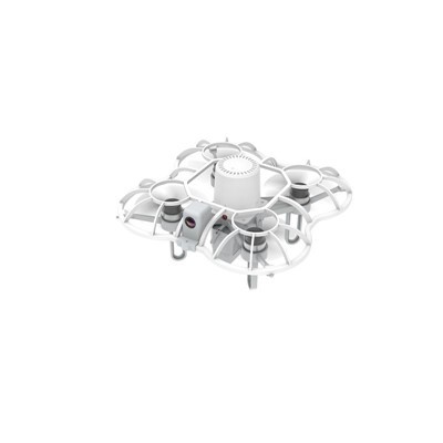 FPV-drone met schreeuwapparaat